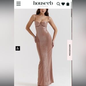 House of CB Maxi Dress 
SIZE: XS (REGULAR CUP)
Worn only couple of hours.